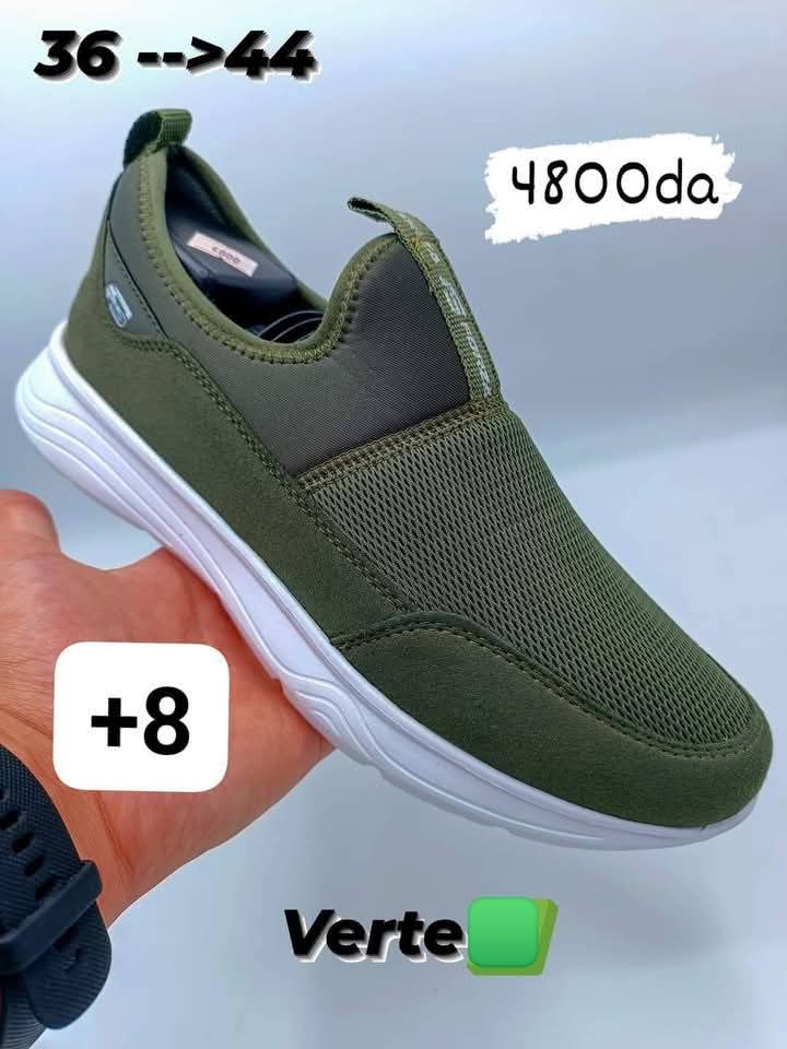 New verte semelle blanche